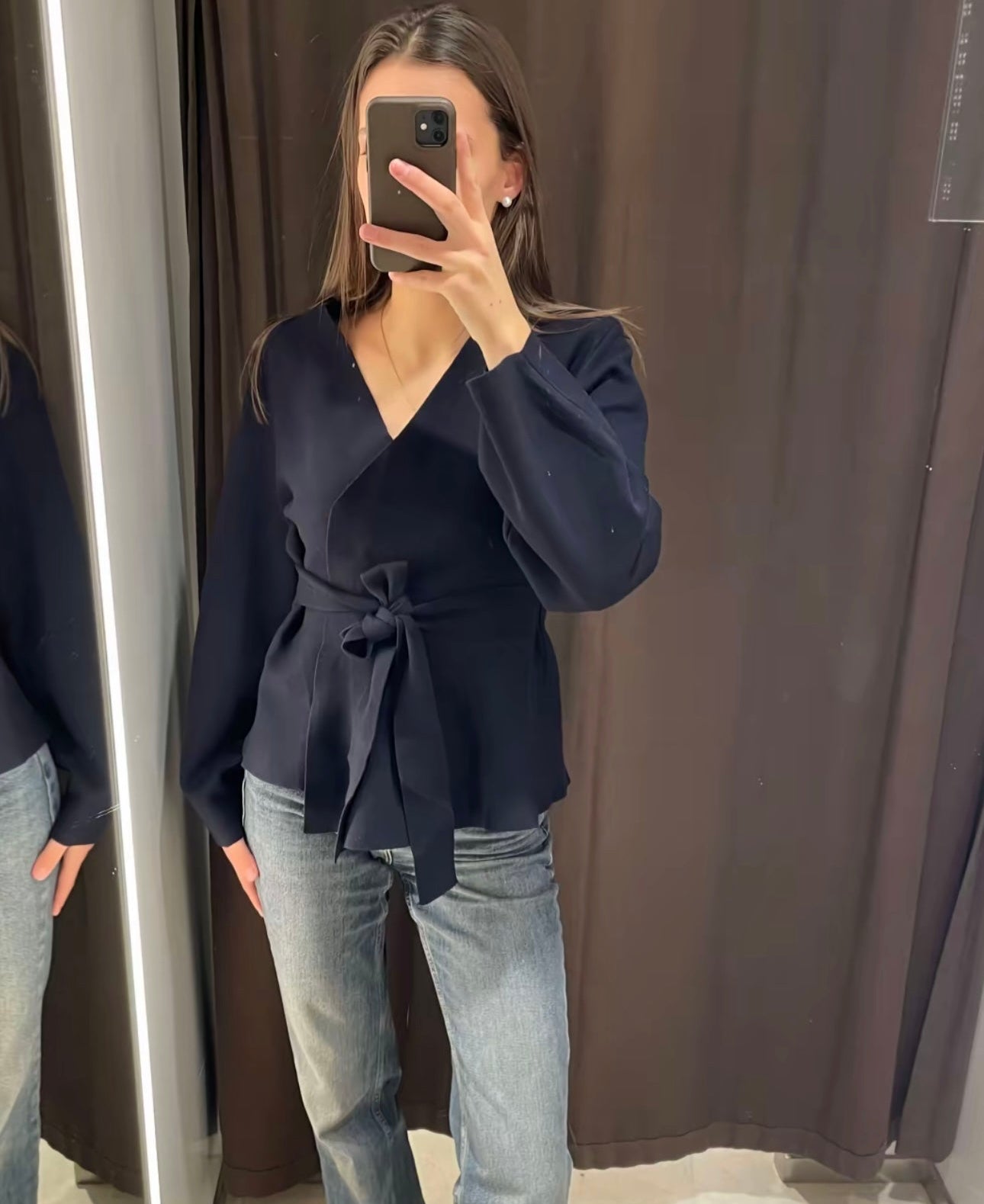 Etoile Dupont™ | Mauve Cardigan à lacer