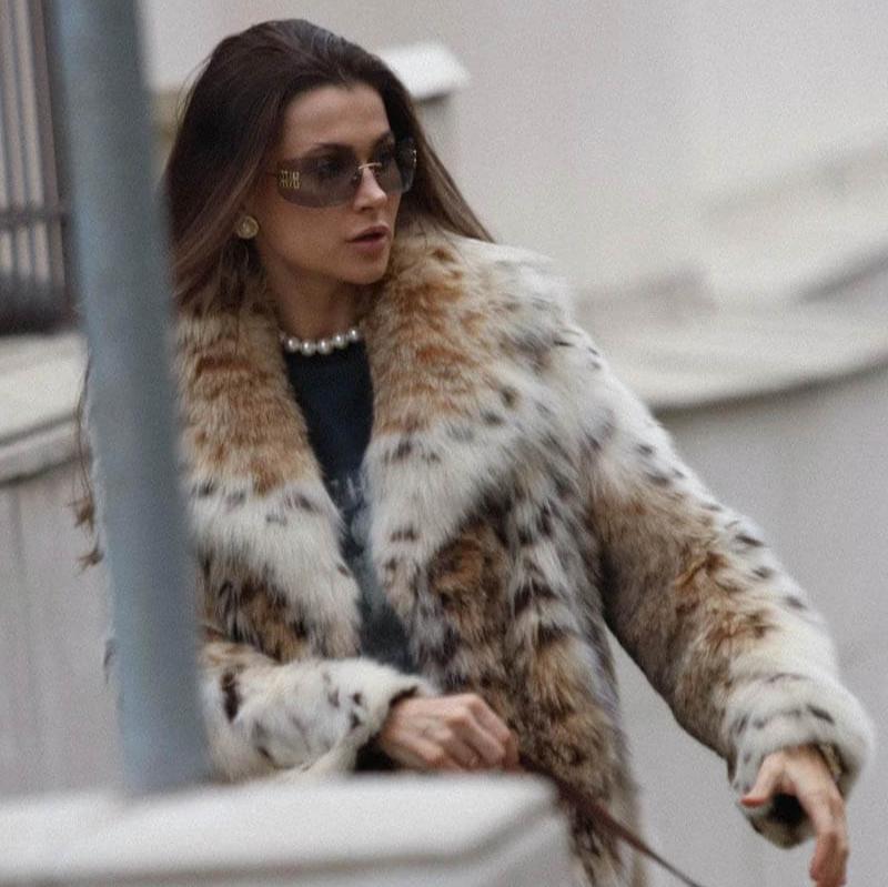 Etoile Dupont™ | VESTE EN FOURRURE DE LEOPARD