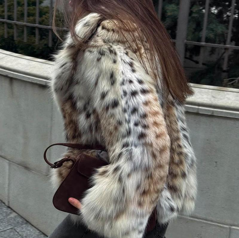 Etoile Dupont™ | VESTE EN FOURRURE DE LEOPARD
