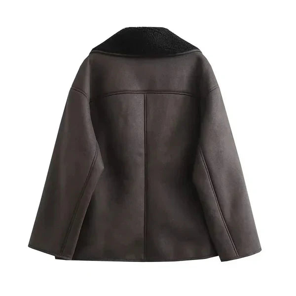 Etoile Dupont™ | Nola Veste en cuir marron