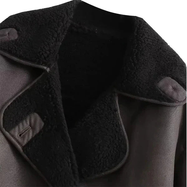 Etoile Dupont™ | Nola Veste en cuir marron