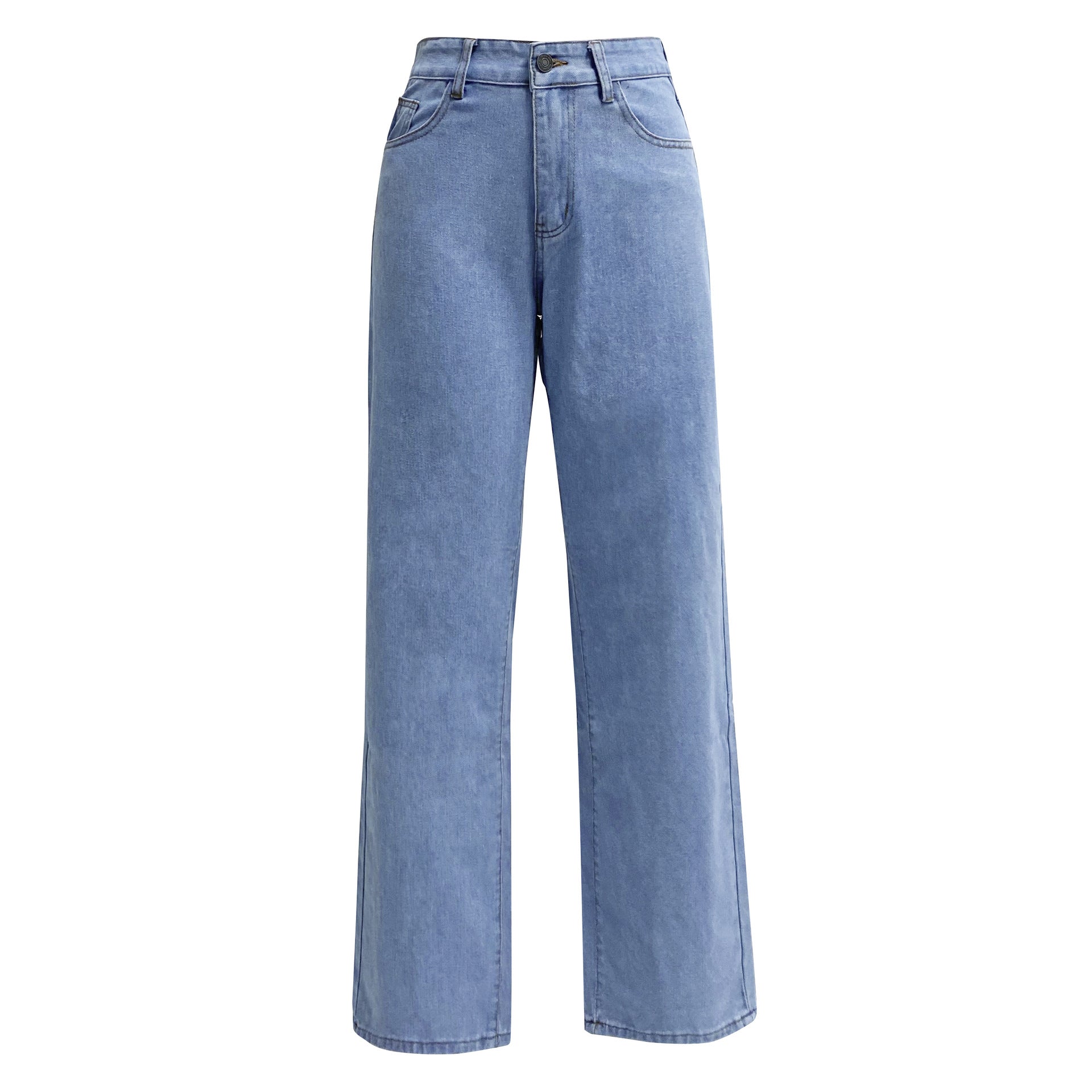 Étoile Dupont™ | Pantalon Droit Bleu pour Femmes